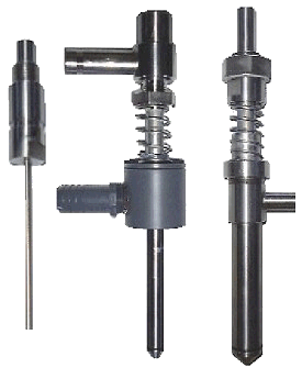 Custom & Prototype Liquid Filling Nozzles by Packaging Dynamics, Ltd. - Manufacturer of Automatic & Semi-Automatic Liquid fillers, Conveyors, Unscramblers, Accumulators, and Custom Designed Packaging machinery & nozzles for liquids.